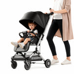 عربة أطفال خفيفة الوزن بمظلة كبيرة