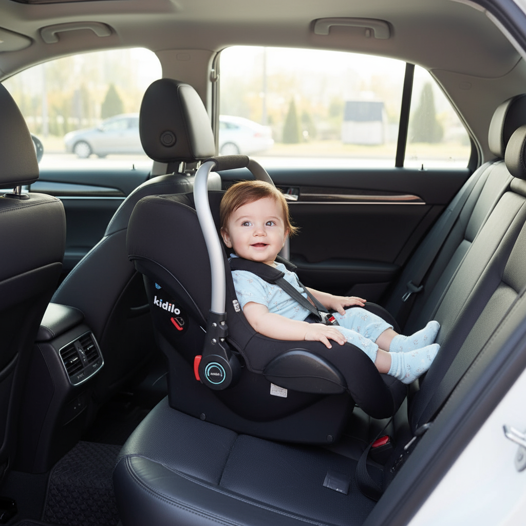 كرسي سيارة للأطفال مريح وآمن