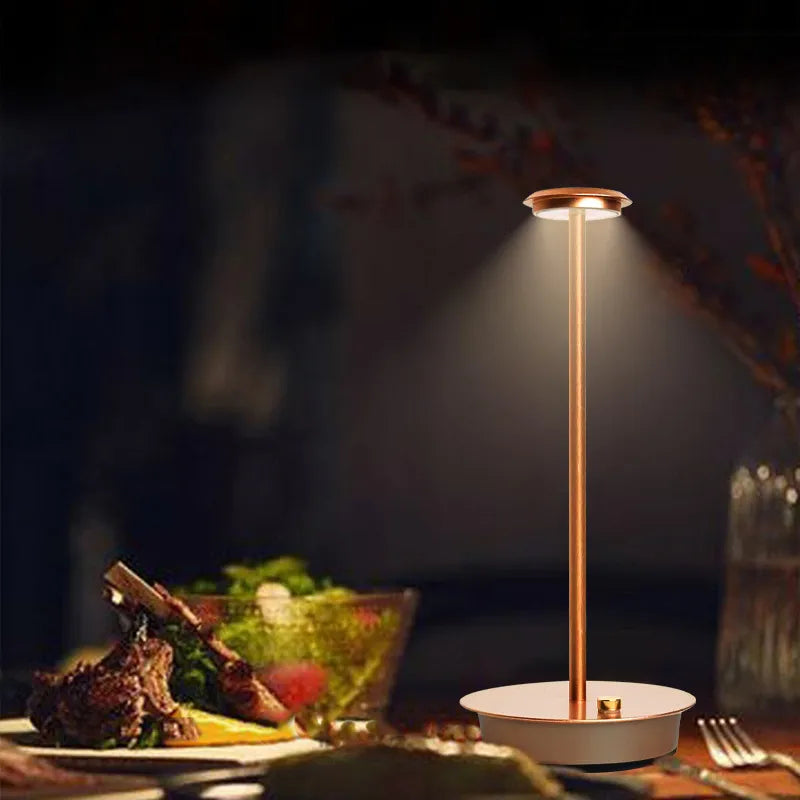 مصباح طاولة ليد  قابل لإعادة الشحن