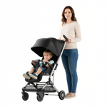 عربة أطفال خفيفة الوزن بمظلة كبيرة
