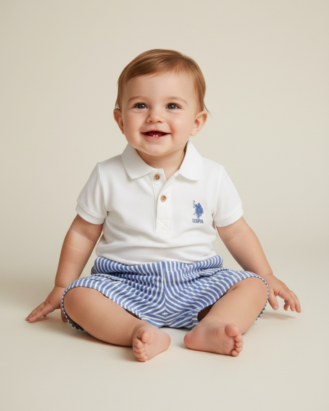 U.S POLO طقم بيبي