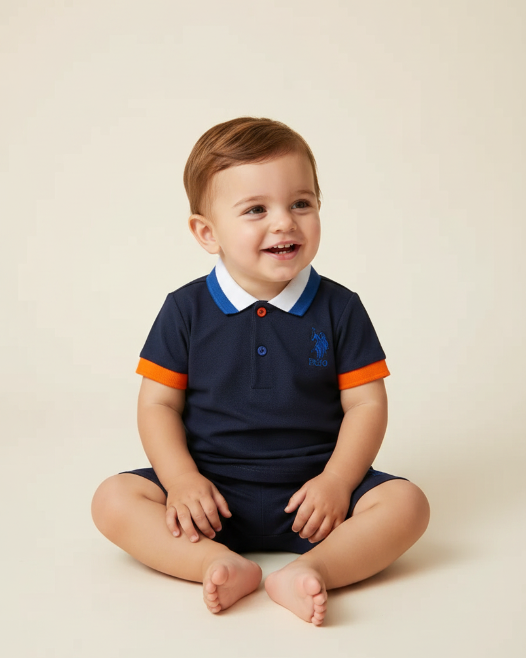 U.S POLO طقم بيبي