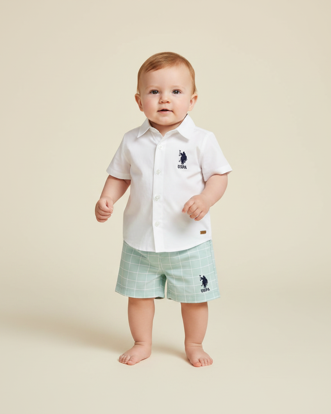U.S POLO طقم بيبي