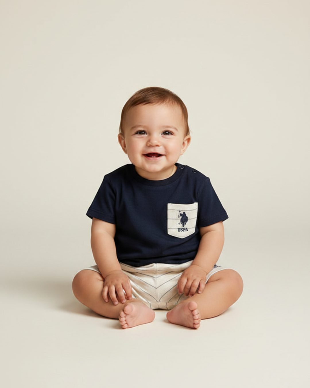 U.S POLO طقم بيبي