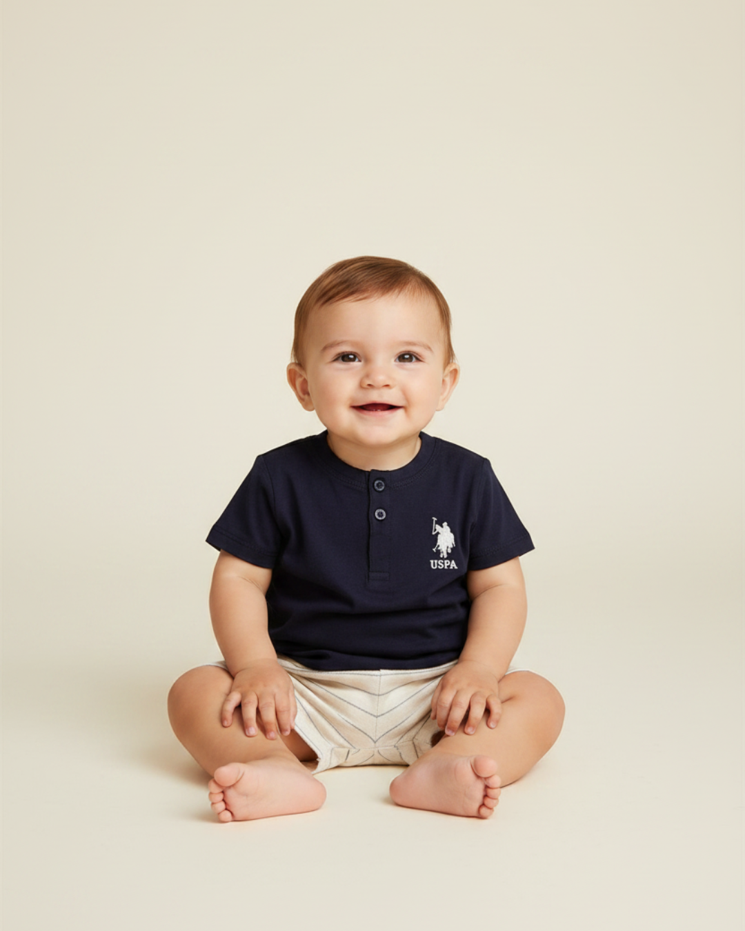 U.S POLO طقم بيبي