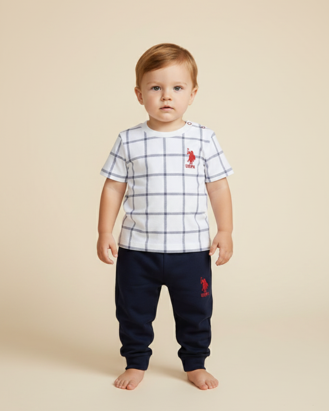 U.S POLO طقم بيبي