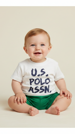 U.S POLO طقم بيبي