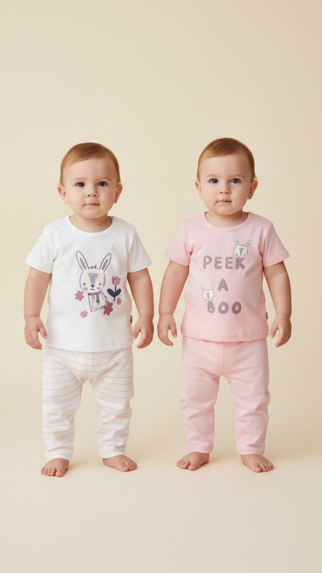 طقم بيبي بناتي 4قطع