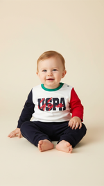 U.S POLO طقم بيبي