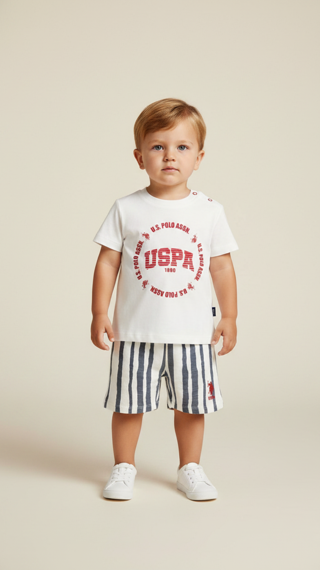 U.S POLO طقم بيبي