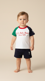 U.S POLO طقم بيبي