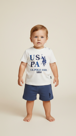 U.S POLO طقم بيبي