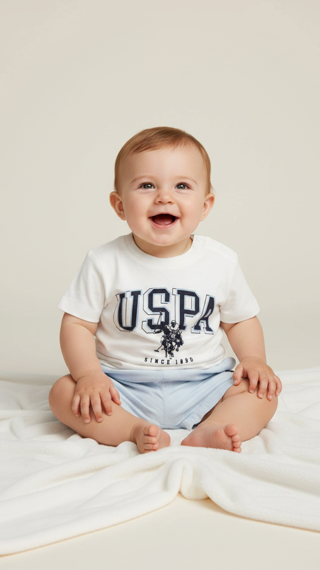 U.S POLO طقم بيبي