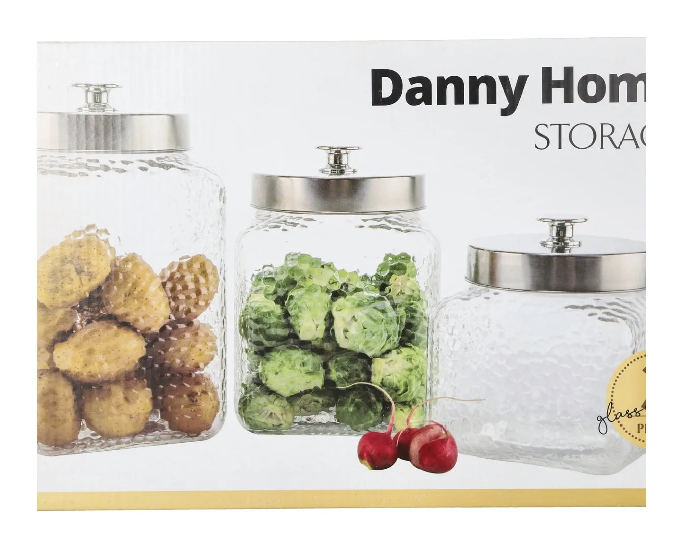 طقم برطمانات للتخزين، 3 قطع