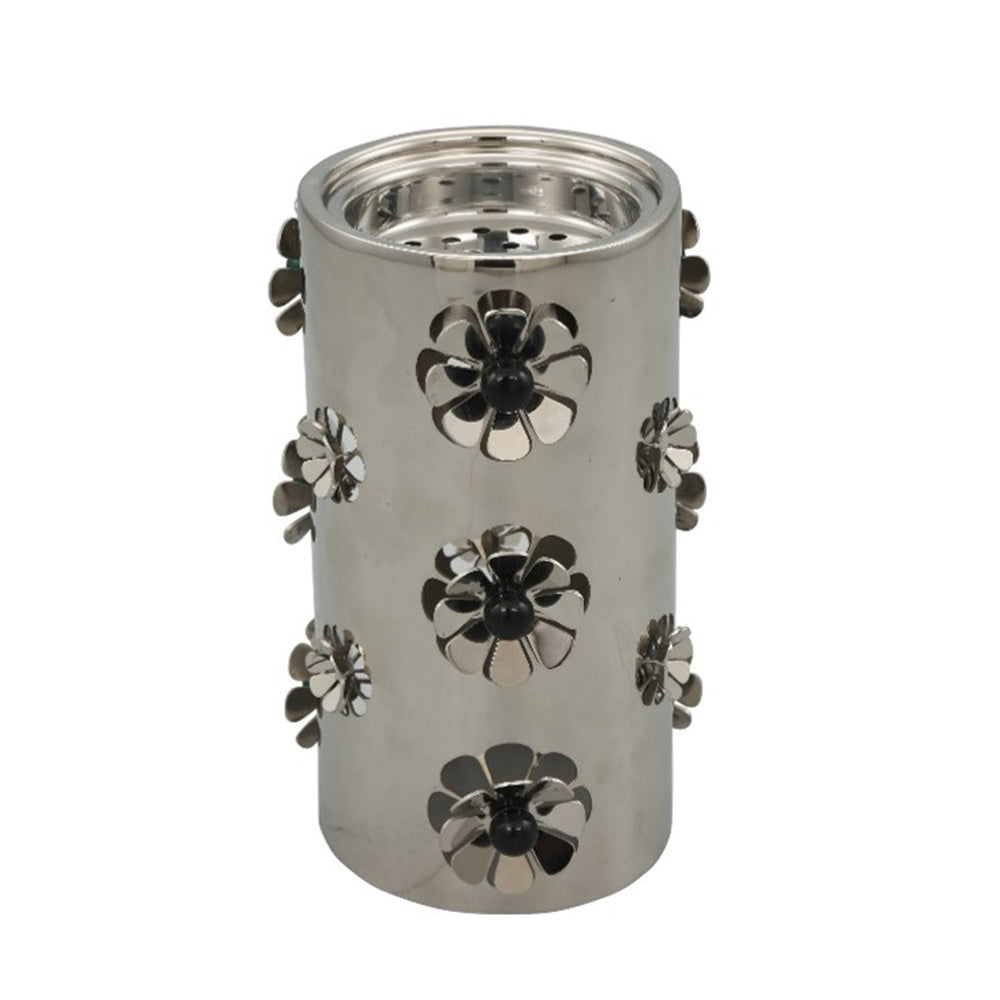 مبخرة فاخرة معدنية بزخارف ورد معدنية من ديفا ليدي