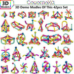 أعواد مغناطيسية مع كرات – 84 قطعة