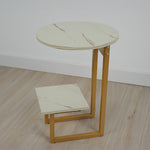 طاولة جانبية دائرية