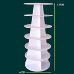 برج رفوف هرمي دوار للأحذية