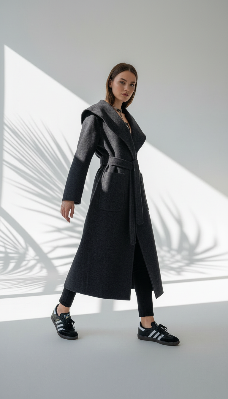 معطف نسائي طويل