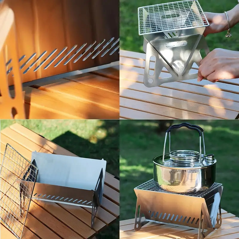 شواية فحم محمولة صغيرة