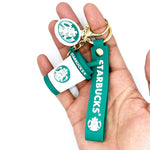 سلسلة مفاتيح من السيليكون المطاطي ثلاثية الأبعاد على شكل رسوم متحركة