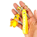 سلسلة مفاتيح من السيليكون المطاطي ثلاثية الأبعاد على شكل رسوم متحركة