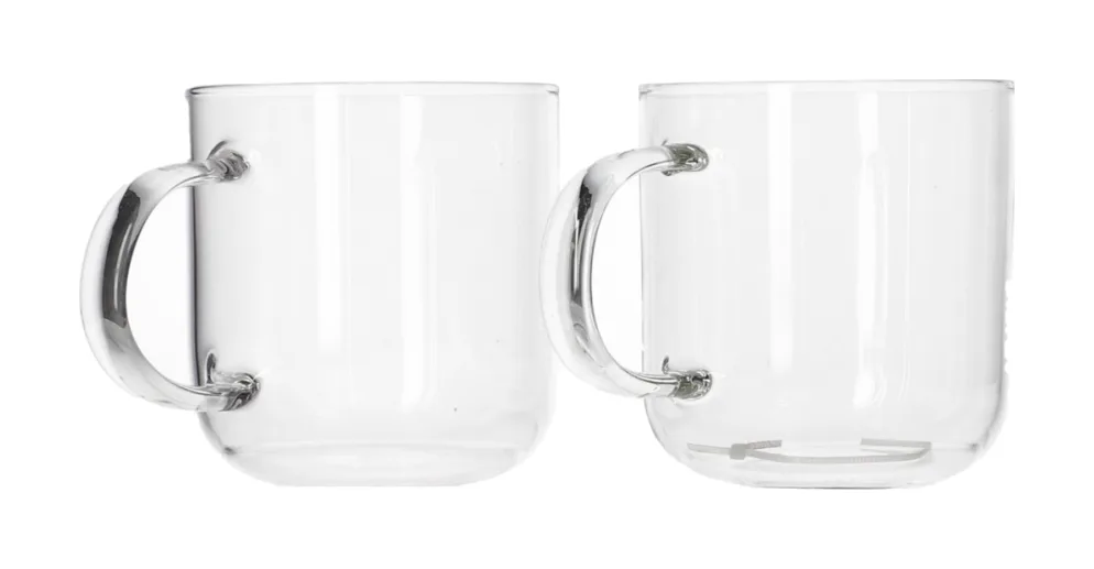 كوب مج زجاجي بيضوي