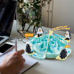 لعبة طاولة البطاريق على الجليد للأطفال