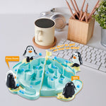 لعبة طاولة البطاريق على الجليد للأطفال