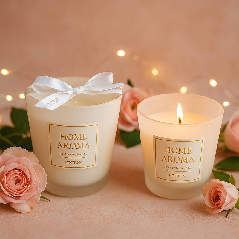 شموع هوم أروما المعطرة