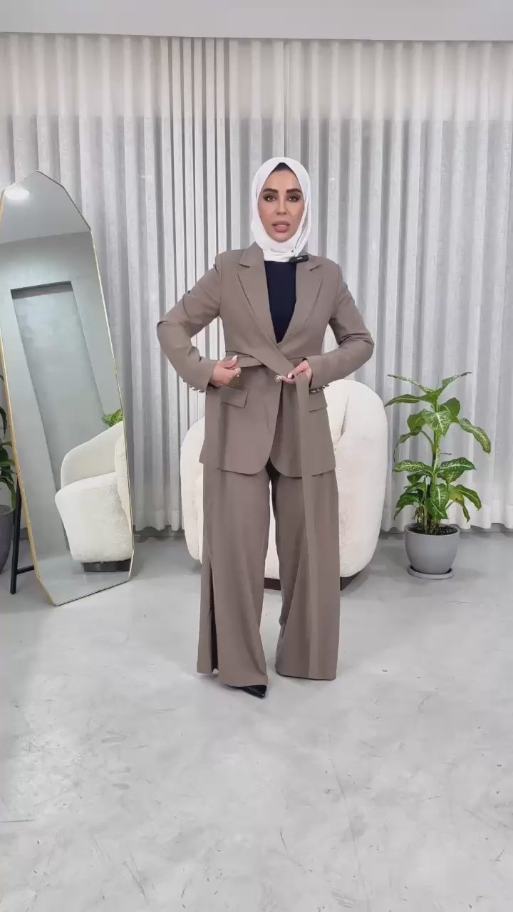 بدلة رسمي حزام لف