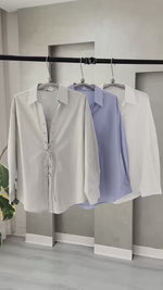 قميص نسائي بازرار