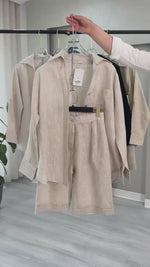 بدلة نسائي شورت