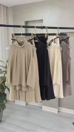 بدلة توب منسدل وتنورة