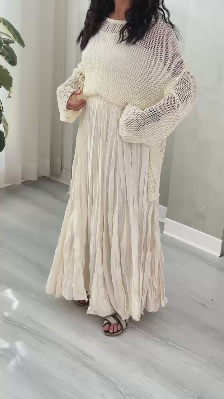 بدلة تنورة شبك