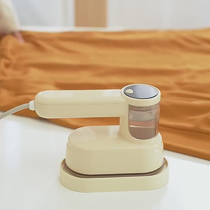 مكواة بخار محمولة باليد مع شاشة LCD للمنزل والسفر