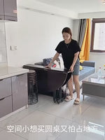 طاولة طعام مستديرة قابلة للطي