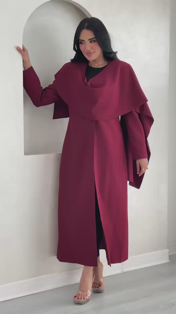 جاكيت شال زر