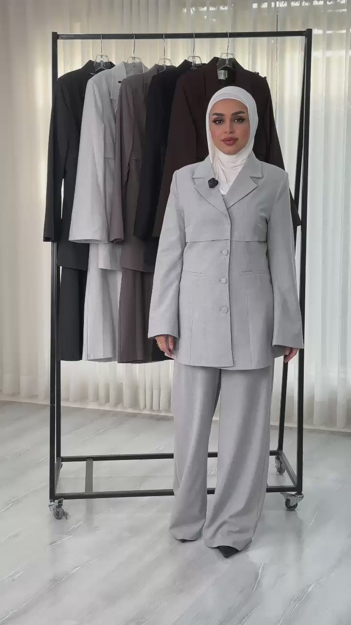 بدلة نسائي بردة صدرية