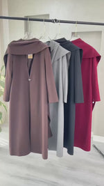 جاكيت شال زر