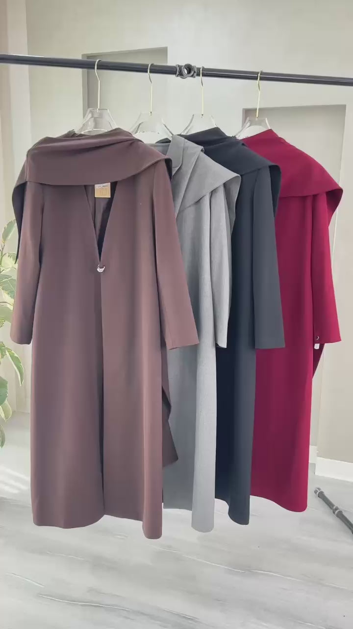 جاكيت شال زر