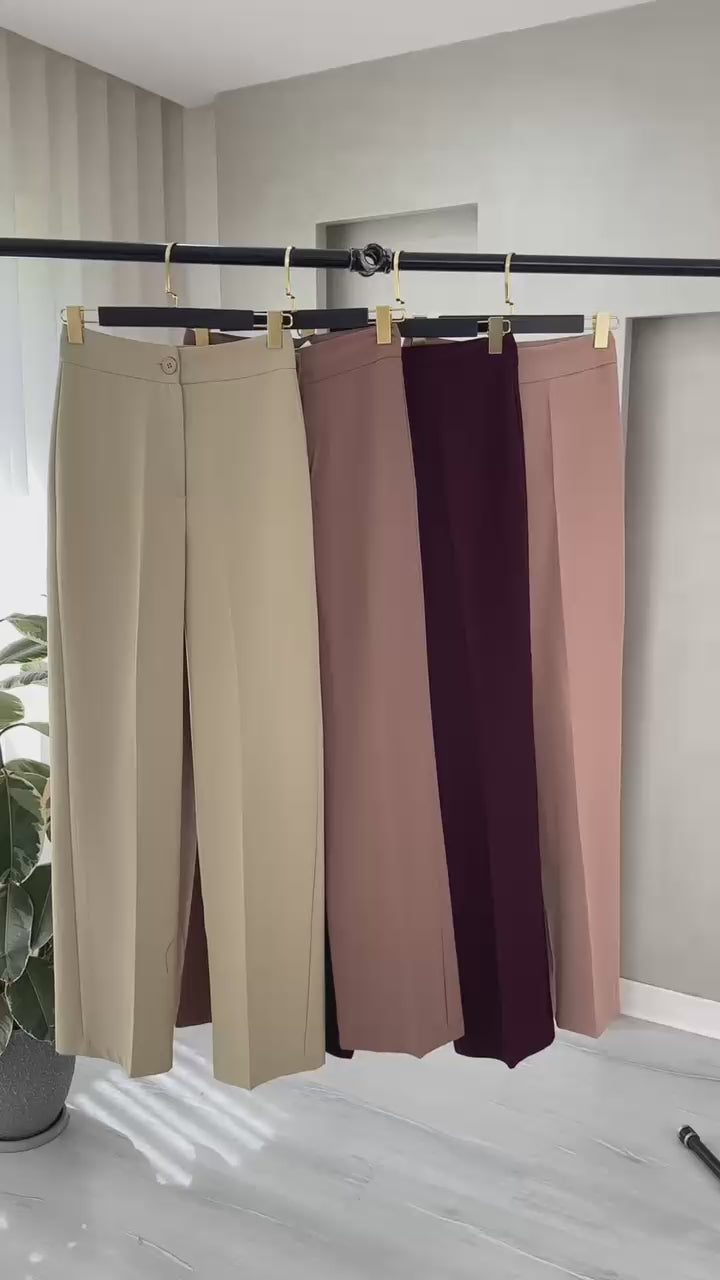 بنطلون نسائى قصة كلاسيكي