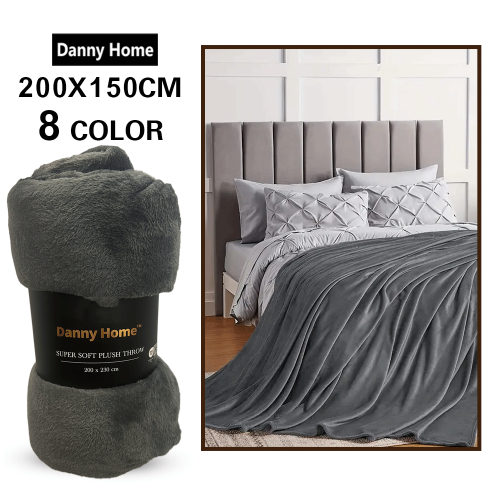 بطانية قطيفة فاخرة ناعمة