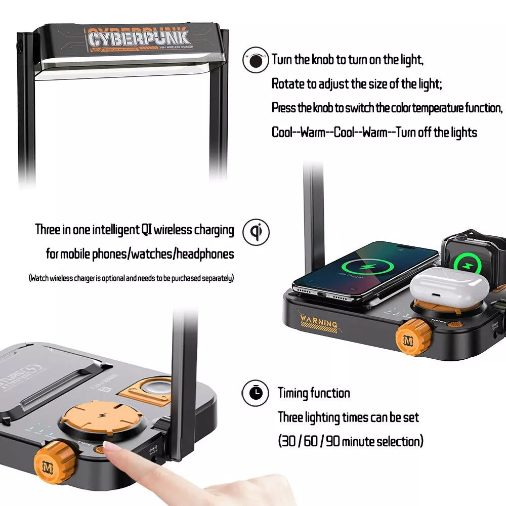 قاعدة الشحن الاسلكية 3 في 1
