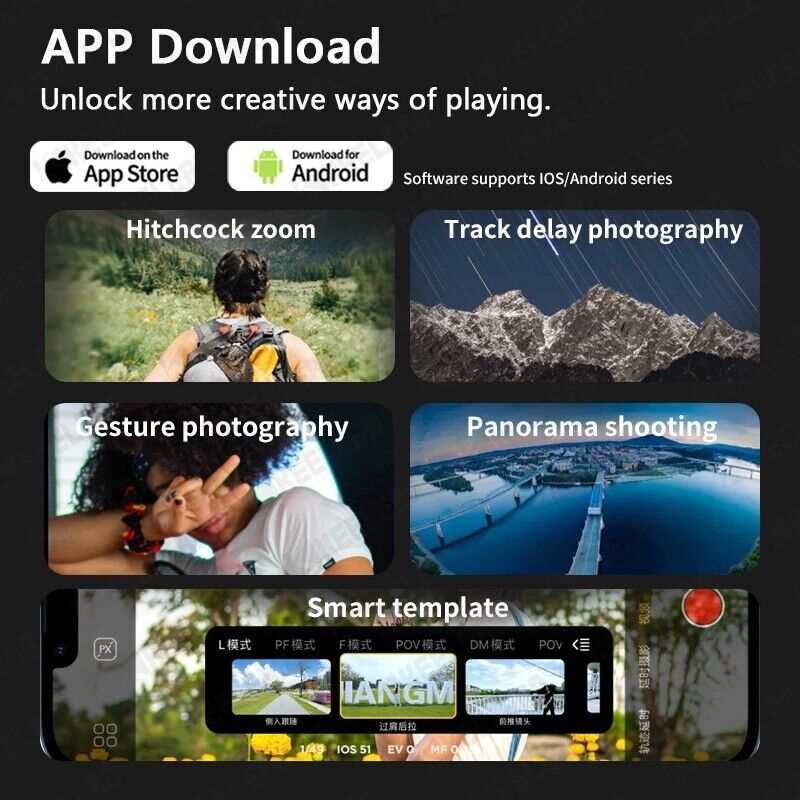 AOCHUAN Smart XE عصا التصوير حامل الهاتف