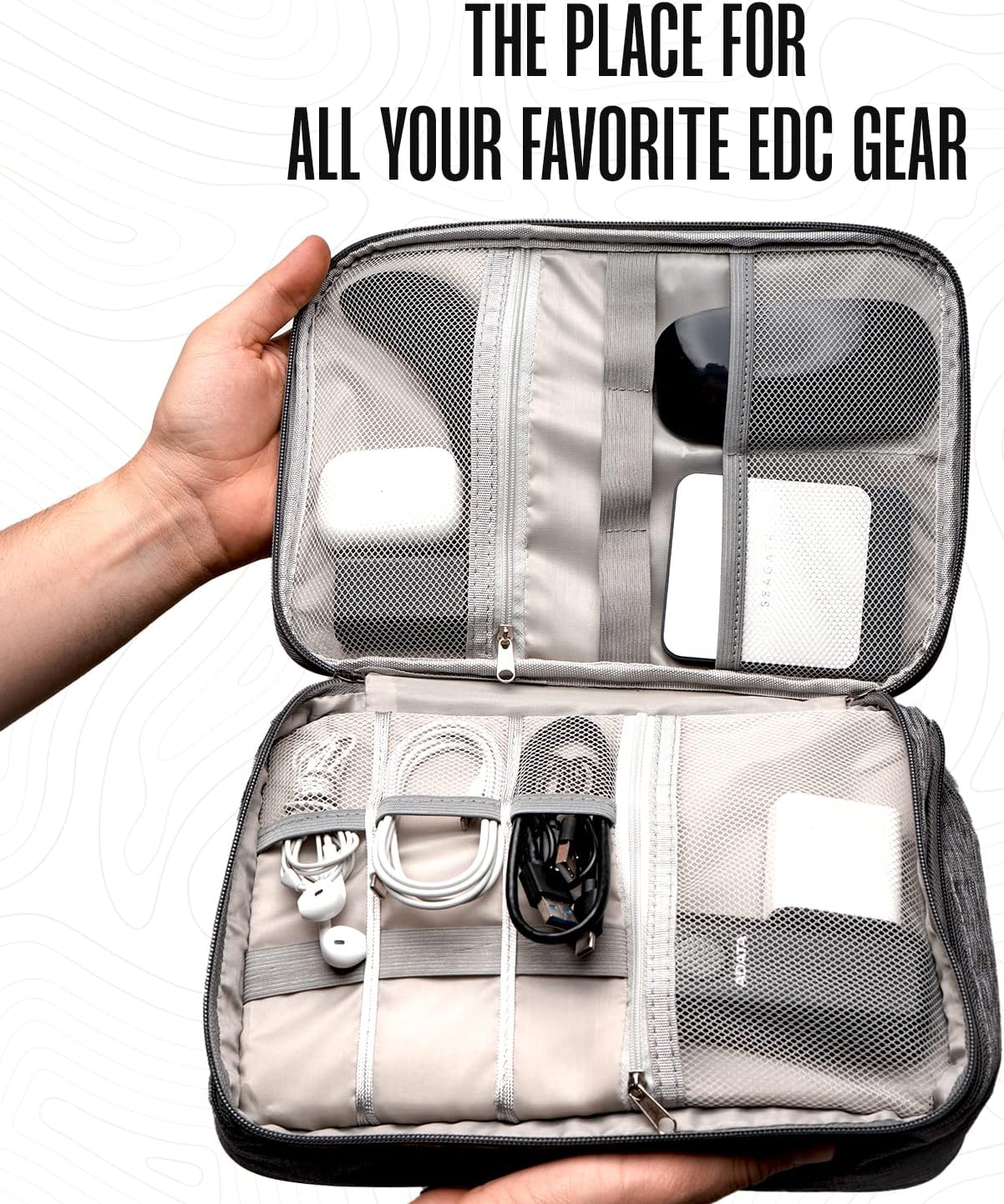 حقيبة تخزين لتنظيم الكابلات