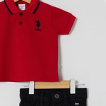 U.S POLO طقم بيبي