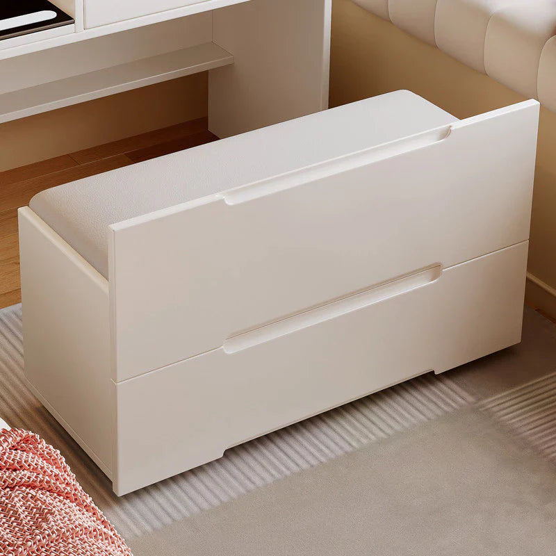 طاولة ماكياج مع مقعد ومرآة مضيئة