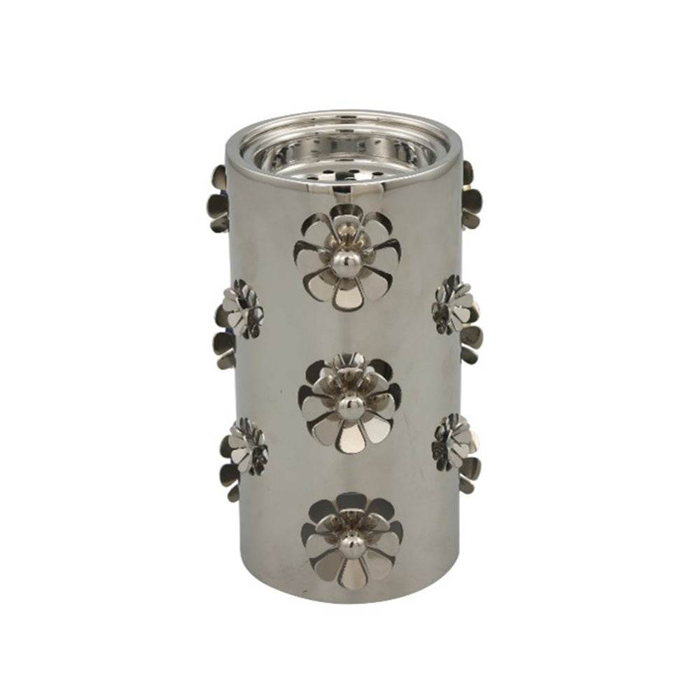 مبخرة فاخرة معدنية بزخارف ورد معدنية من ديفا ليدي