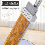 ممسحة مسطحة كبيرة ودلو قابل للطي